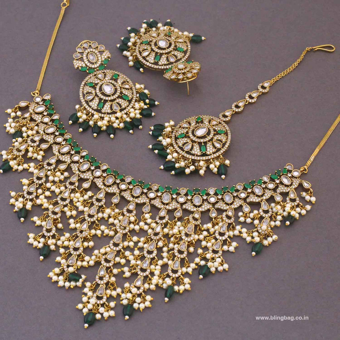 Emerald Parven Victorian Jewellery Set - New Arrival