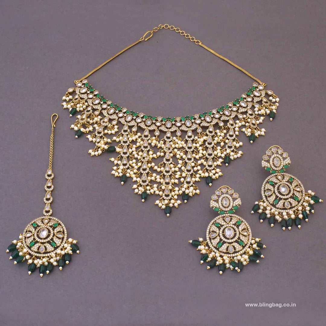 Emerald Parven Victorian Jewellery Set - New Arrival
