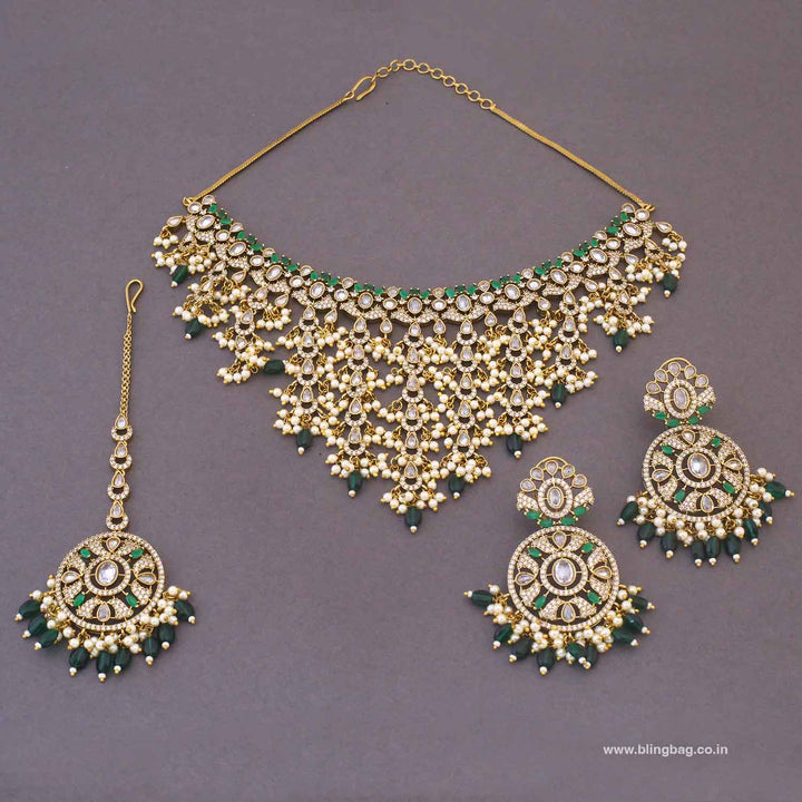 Emerald Parven Victorian Jewellery Set - New Arrival