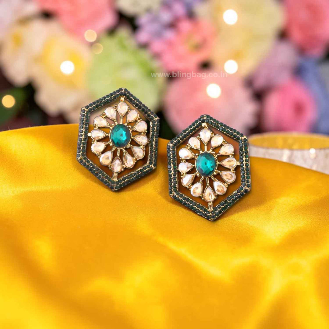 Emerald Pineeti Studs