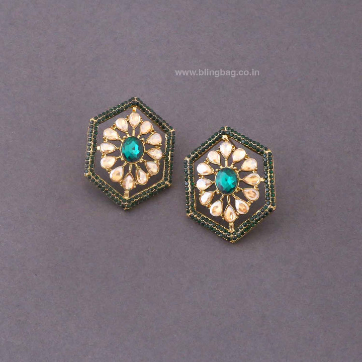 Emerald Pineeti Studs