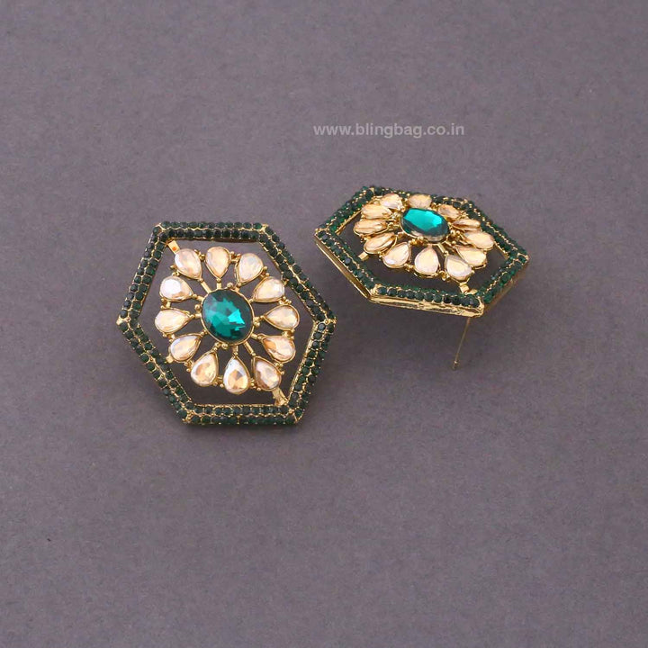 Emerald Pineeti Studs
