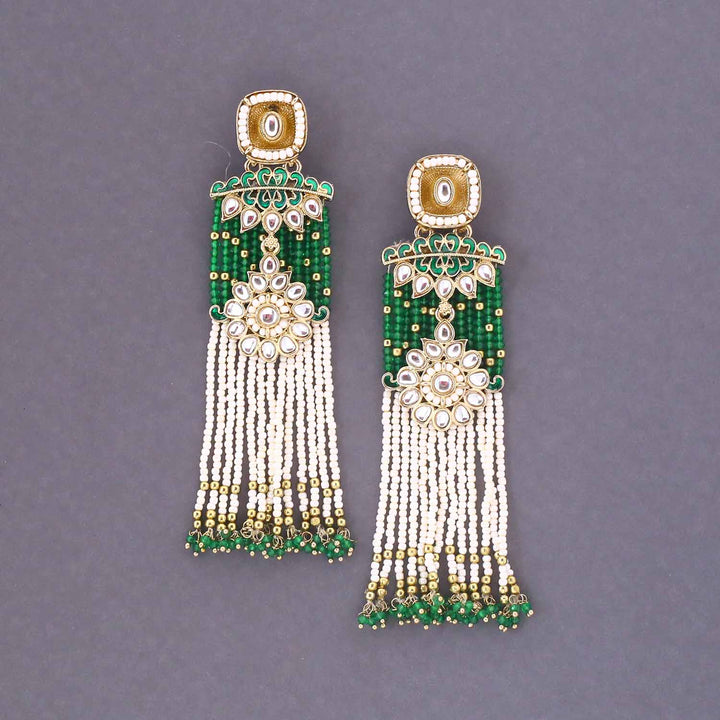 Emerald Reeviya Tassels