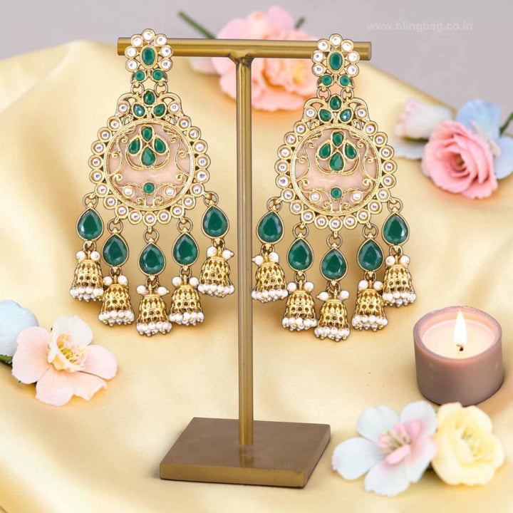 Emerald Riyaini Danglers