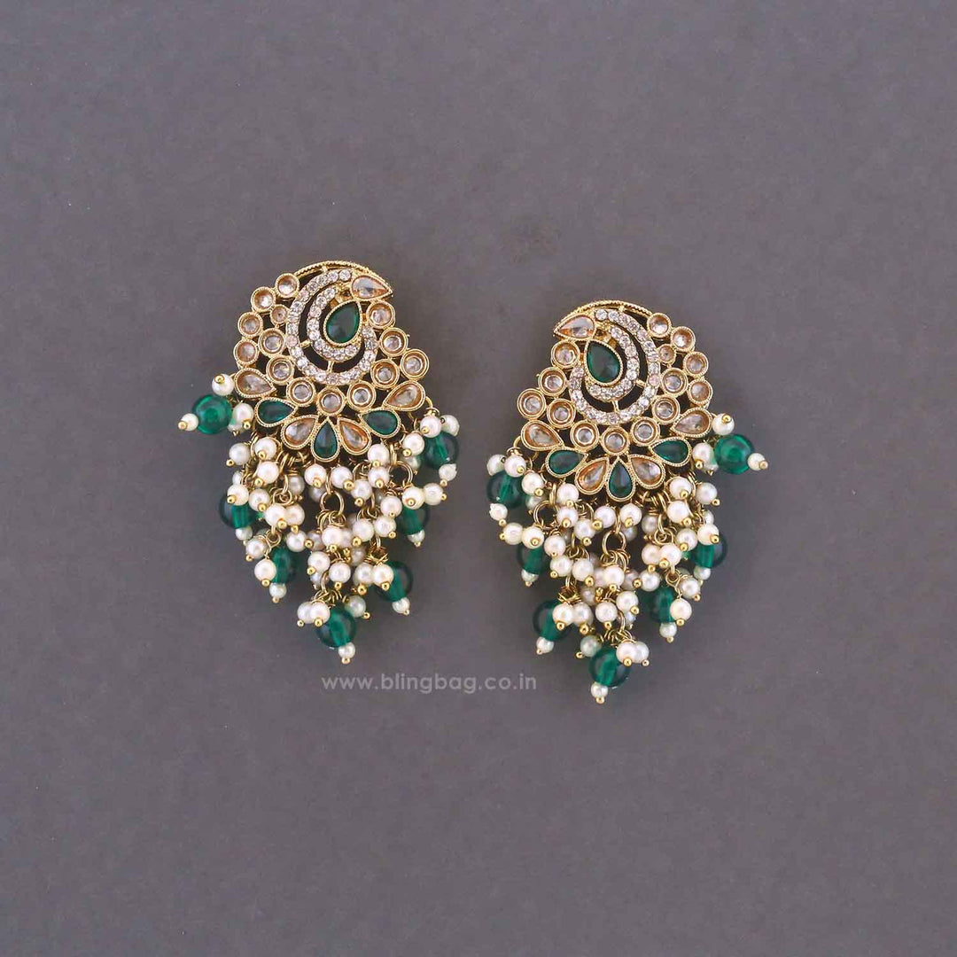 Emerald Saumya Tassels
