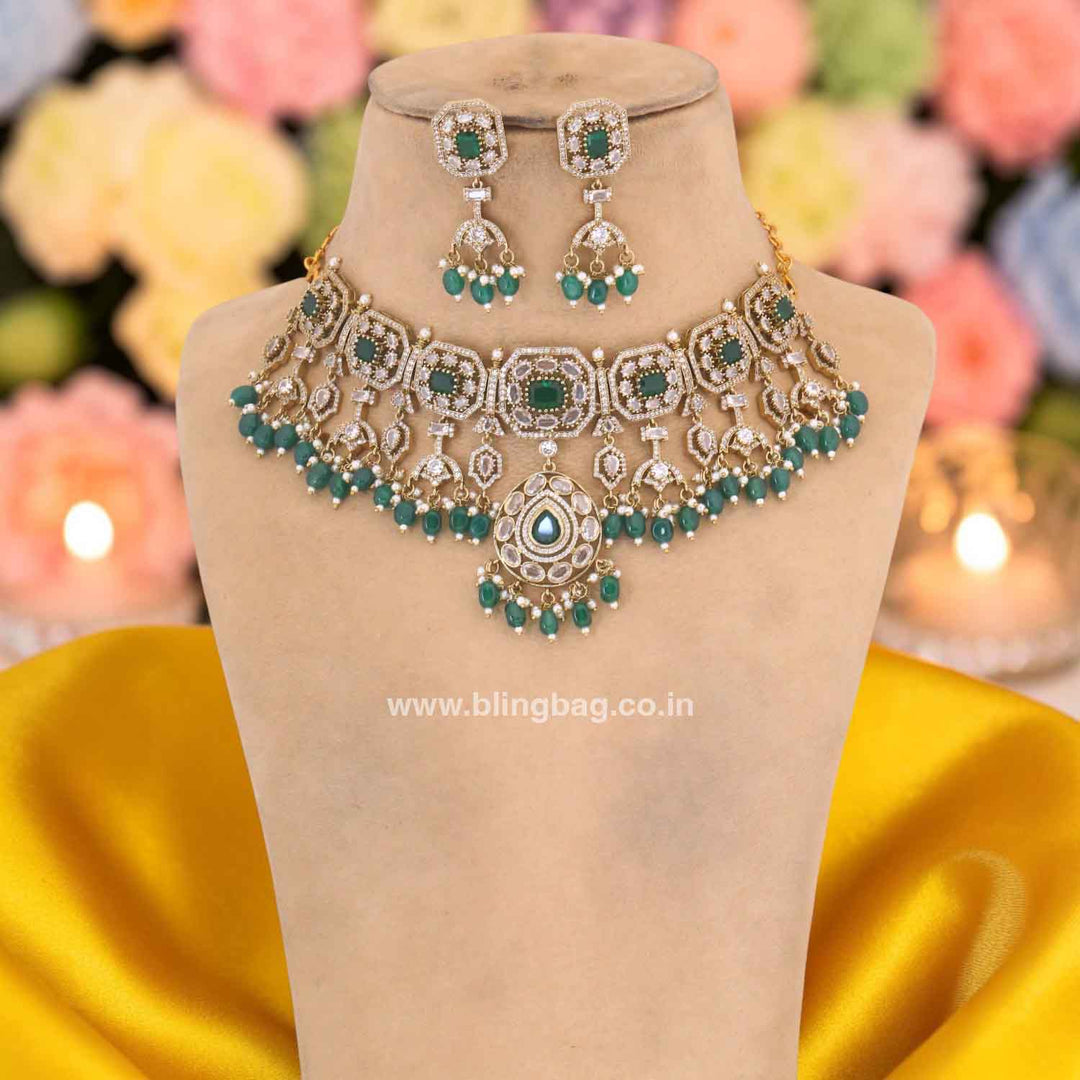 Emerald Tahlira Victorian Jewellery Set - New Arrival