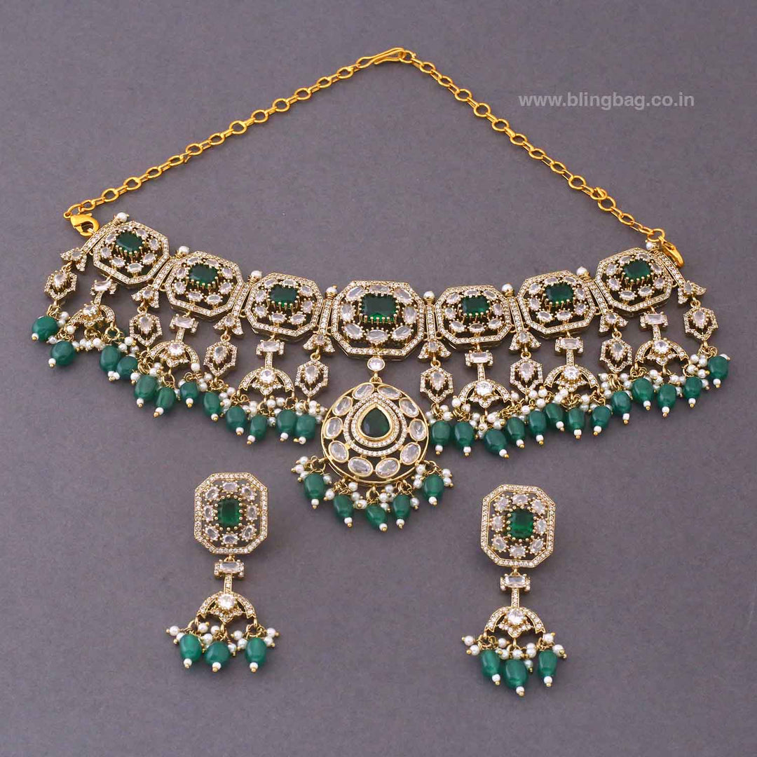Emerald Tahlira Victorian Jewellery Set - New Arrival