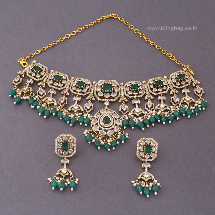Emerald Tahlira Victorian Jewellery Set - New Arrival