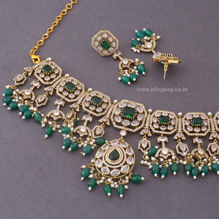 Emerald Tahlira Victorian Jewellery Set - New Arrival