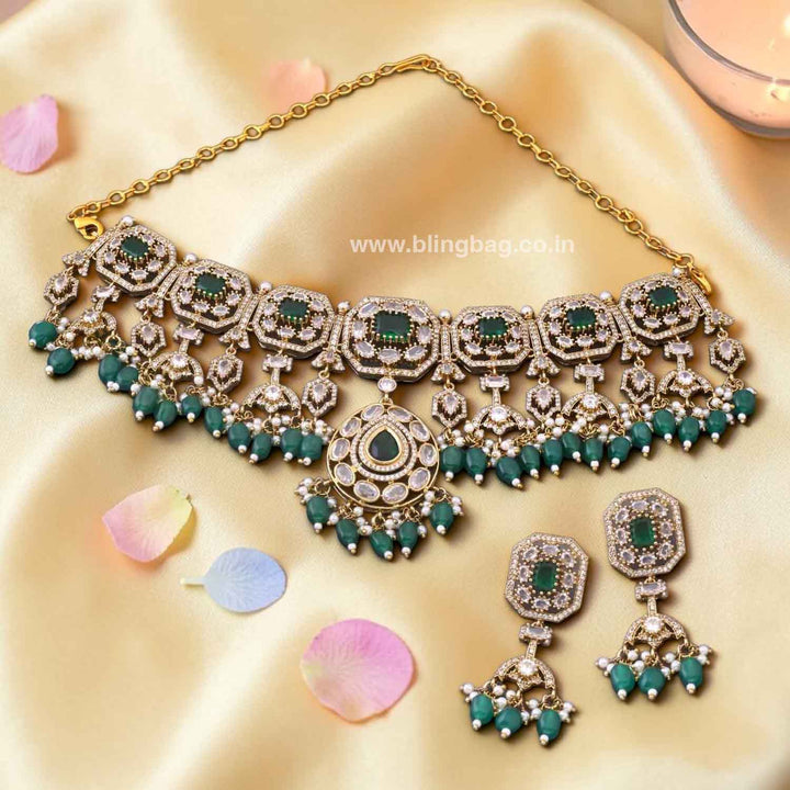 Emerald Tahlira Victorian Jewellery Set - New Arrival