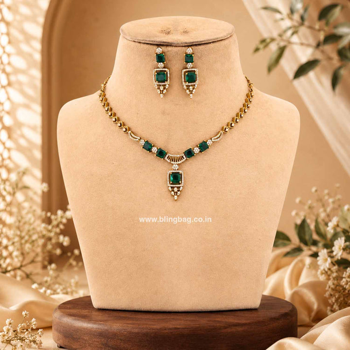 Emerald Tamanna Victorian Jewellery Set- New Arrivals
