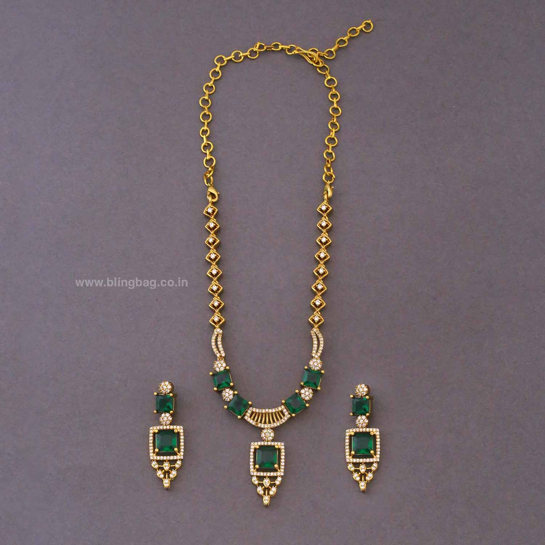 Emerald Tamanna Victorian Jewellery Set- New Arrivals