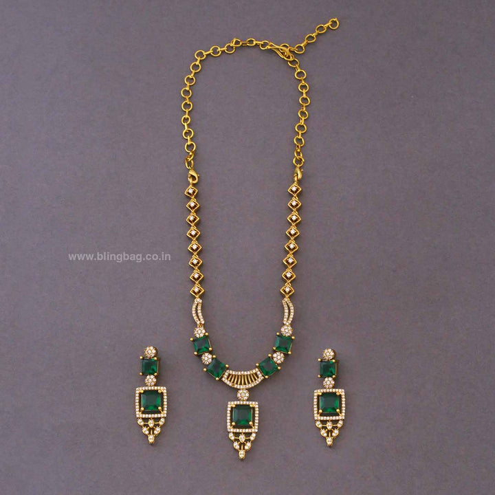 Emerald Tamanna Victorian Jewellery Set- New Arrivals