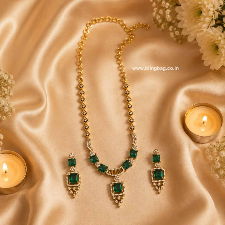 Emerald Tamanna Victorian Jewellery Set- New Arrivals