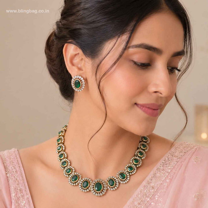 Emerald Tasmiyah Victorian Jewellery Set- New Arrivals