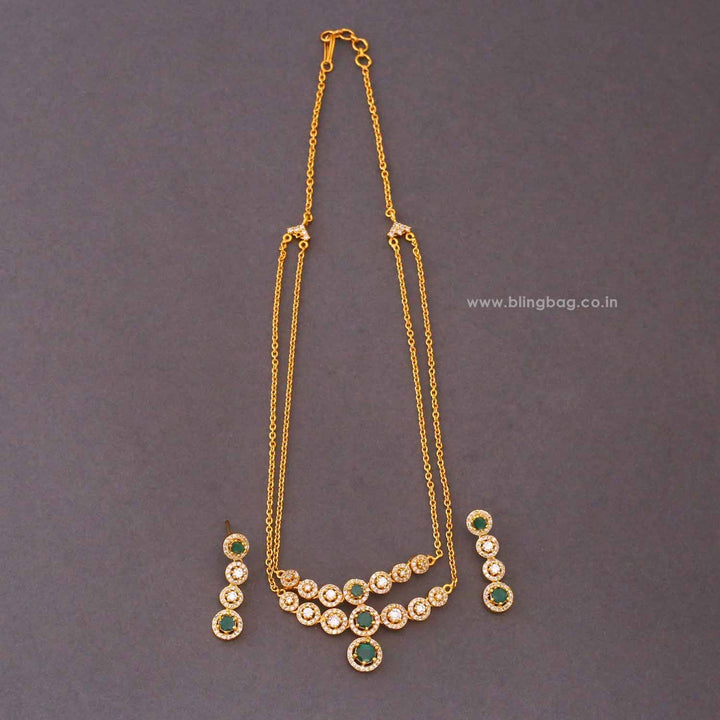 Emerald Utsa Antique Jewellery Set - New Arrival