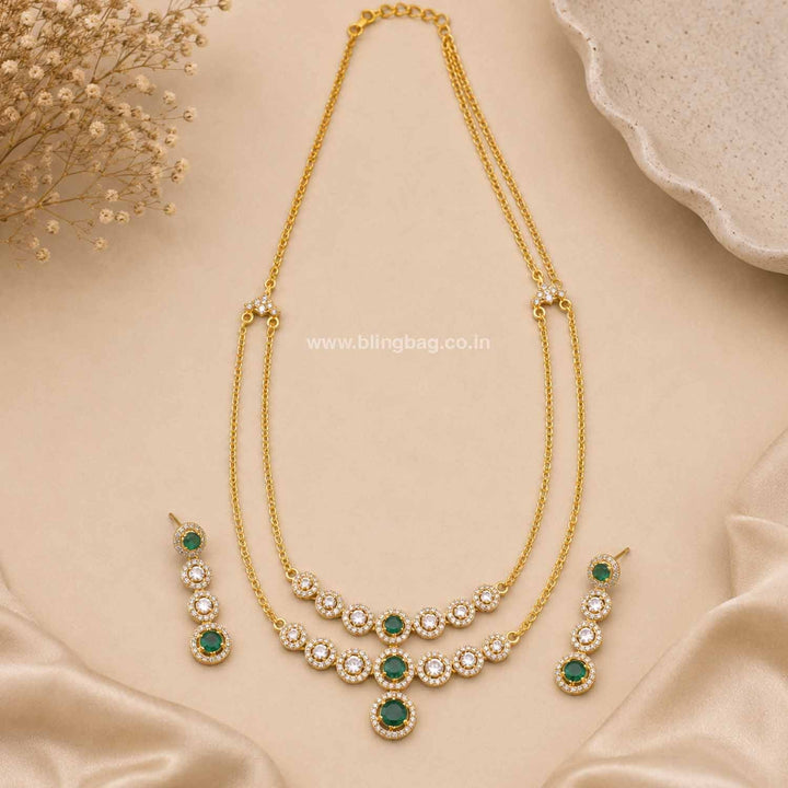 Emerald Utsa Antique Jewellery Set - New Arrival