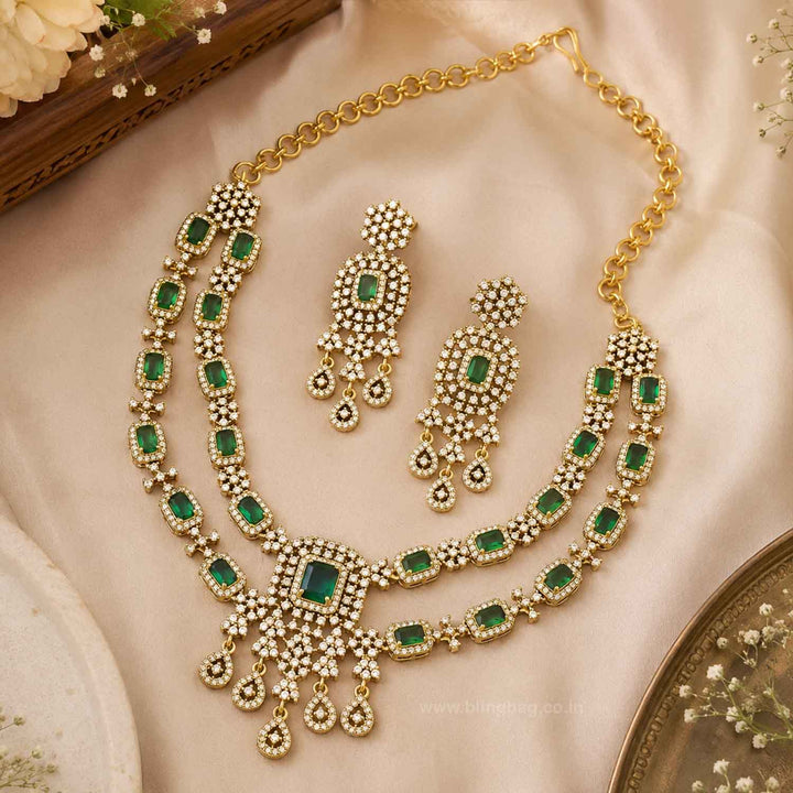 Emerald Uvena Victorian Jewellery Set- New Arrivals