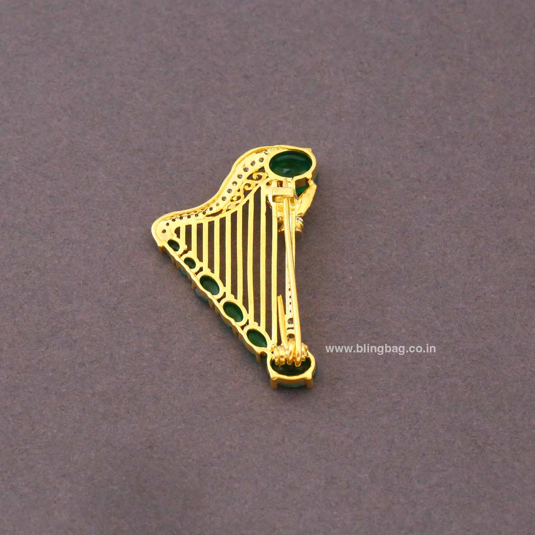 Emerald Vibe Brooch