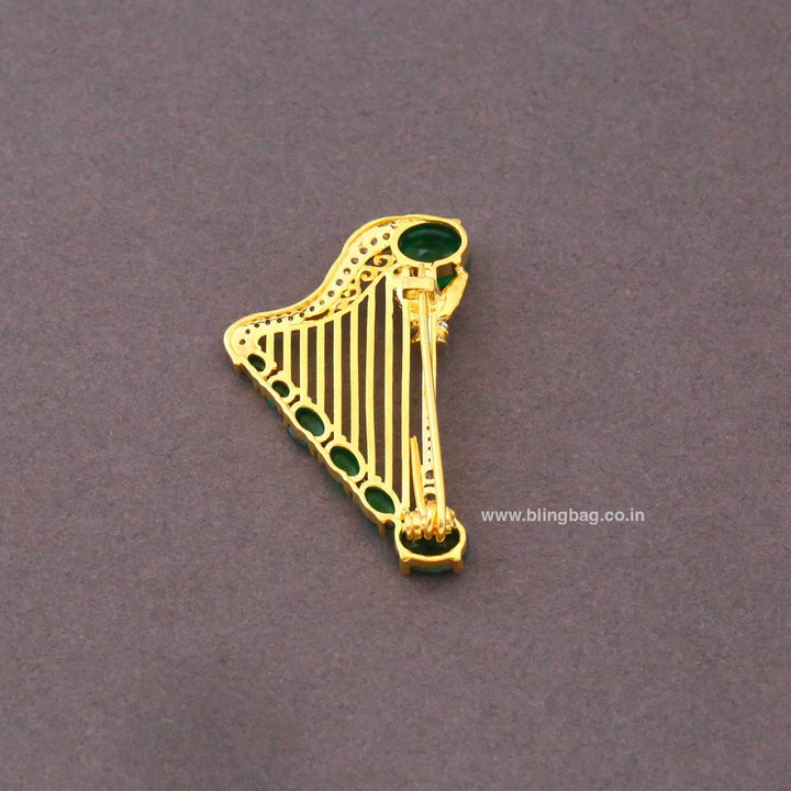 Emerald Vibe Brooch
