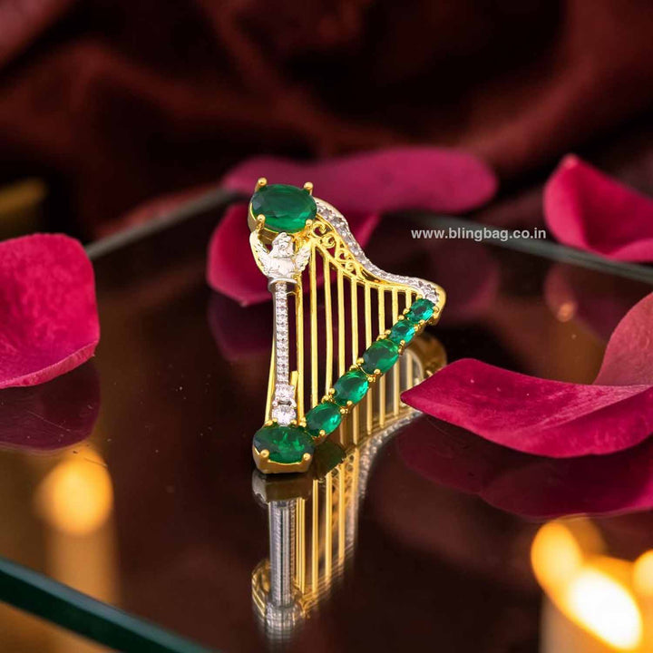 Emerald Vibe Brooch