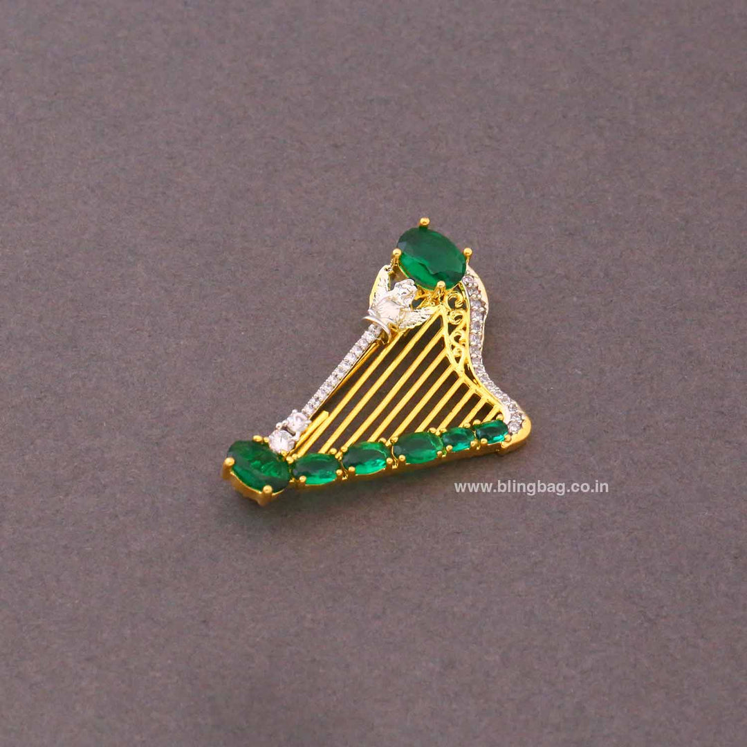 Emerald Vibe Brooch