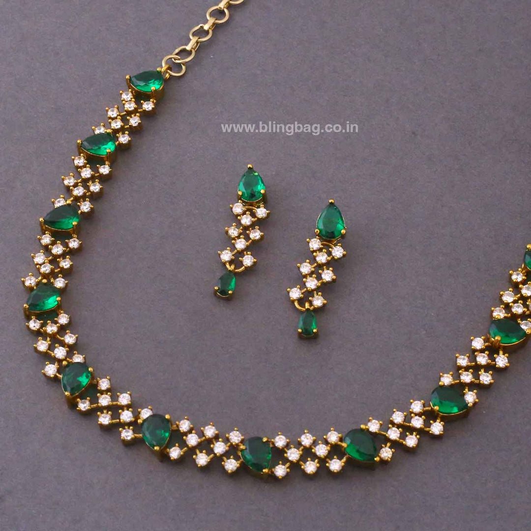 Emerald Vionara Victorian Jewellery Set - New Arrival