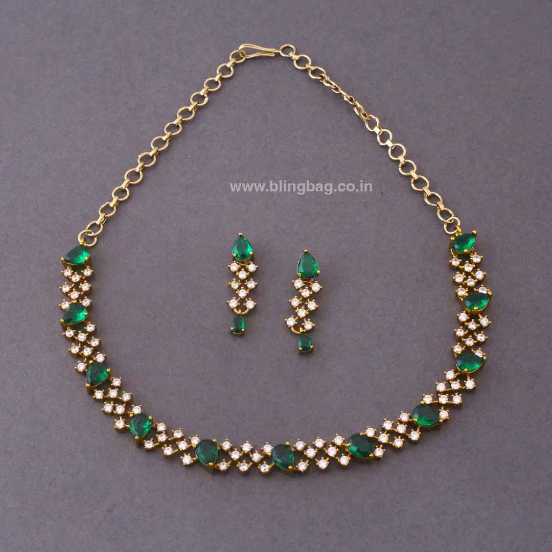Emerald Vionara Victorian Jewellery Set - New Arrival