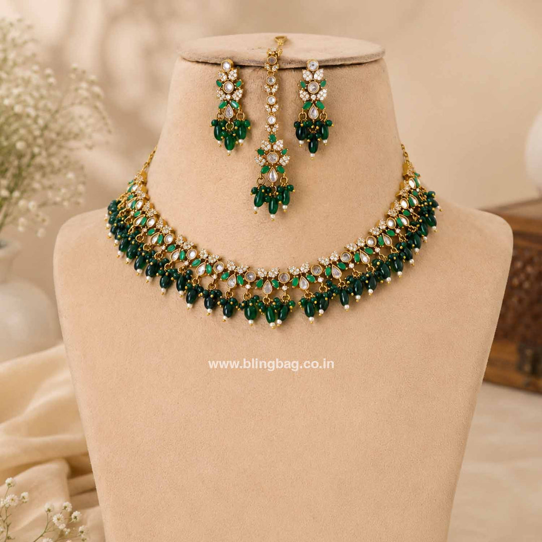 Emerald Xavina Victorian Jewellery Set - New Arrival