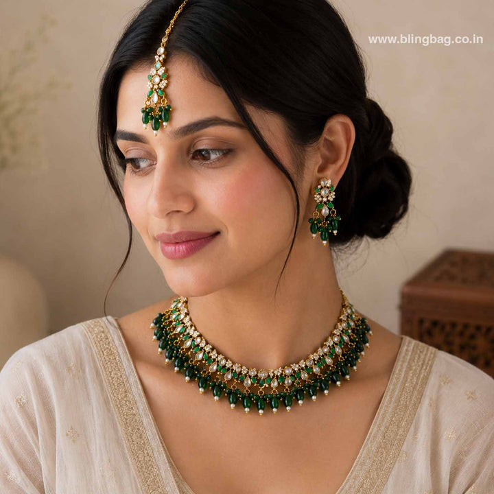 Emerald Xavina Victorian Jewellery Set - New Arrival