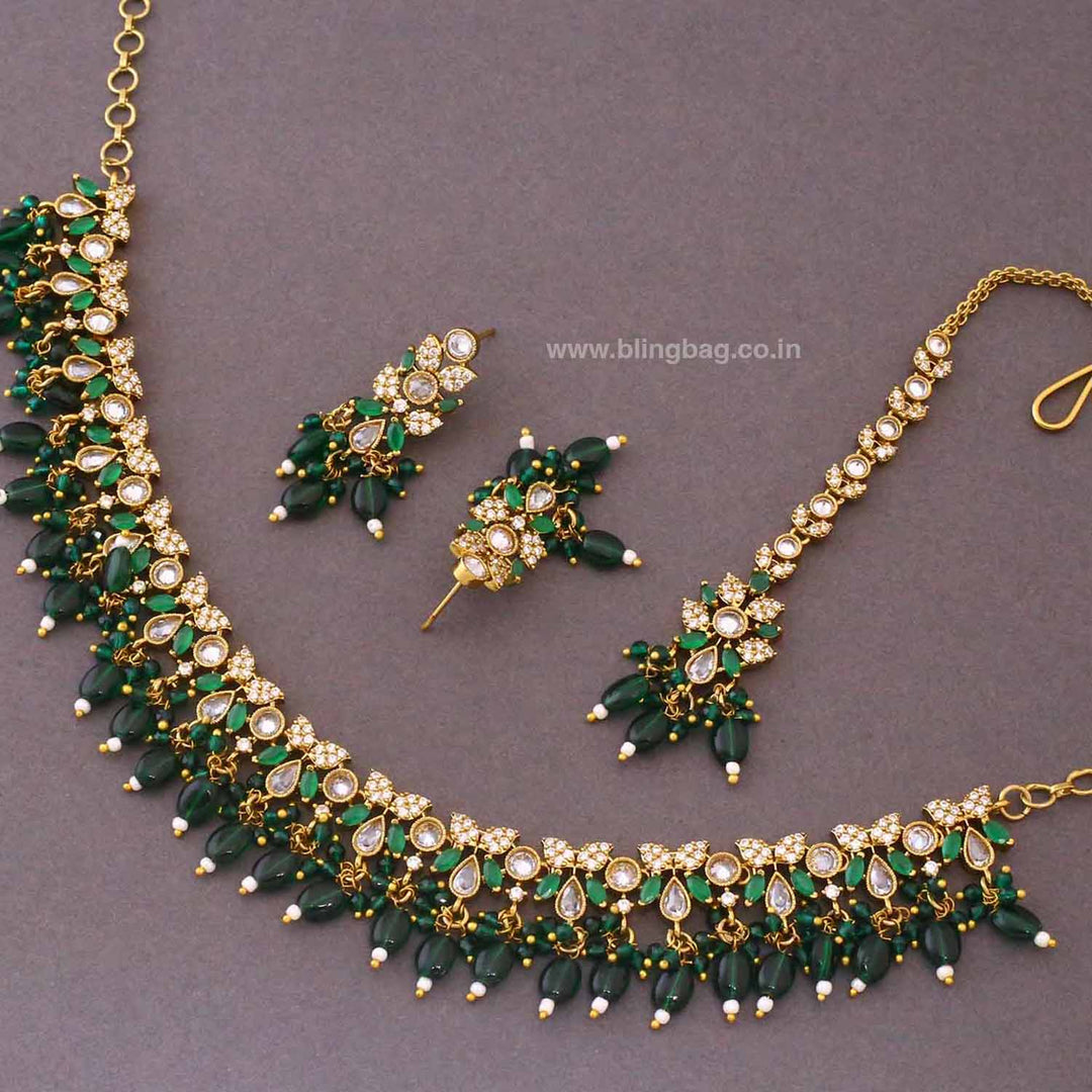 Emerald Xavina Victorian Jewellery Set - New Arrival