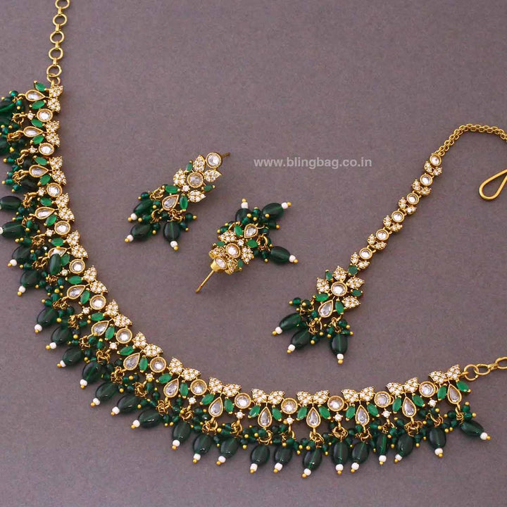 Emerald Xavina Victorian Jewellery Set - New Arrival