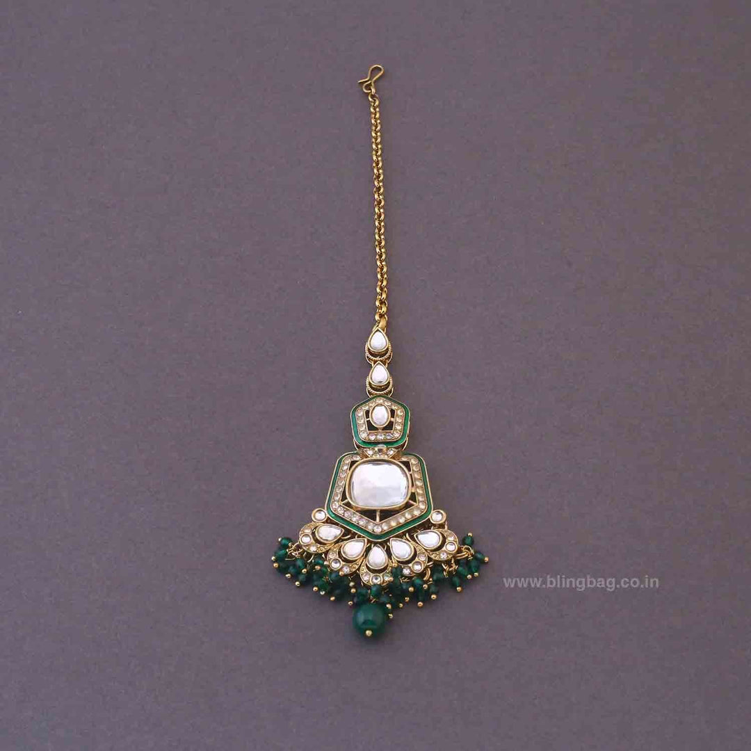 Emerald Yajna Bridal Jewellery Set