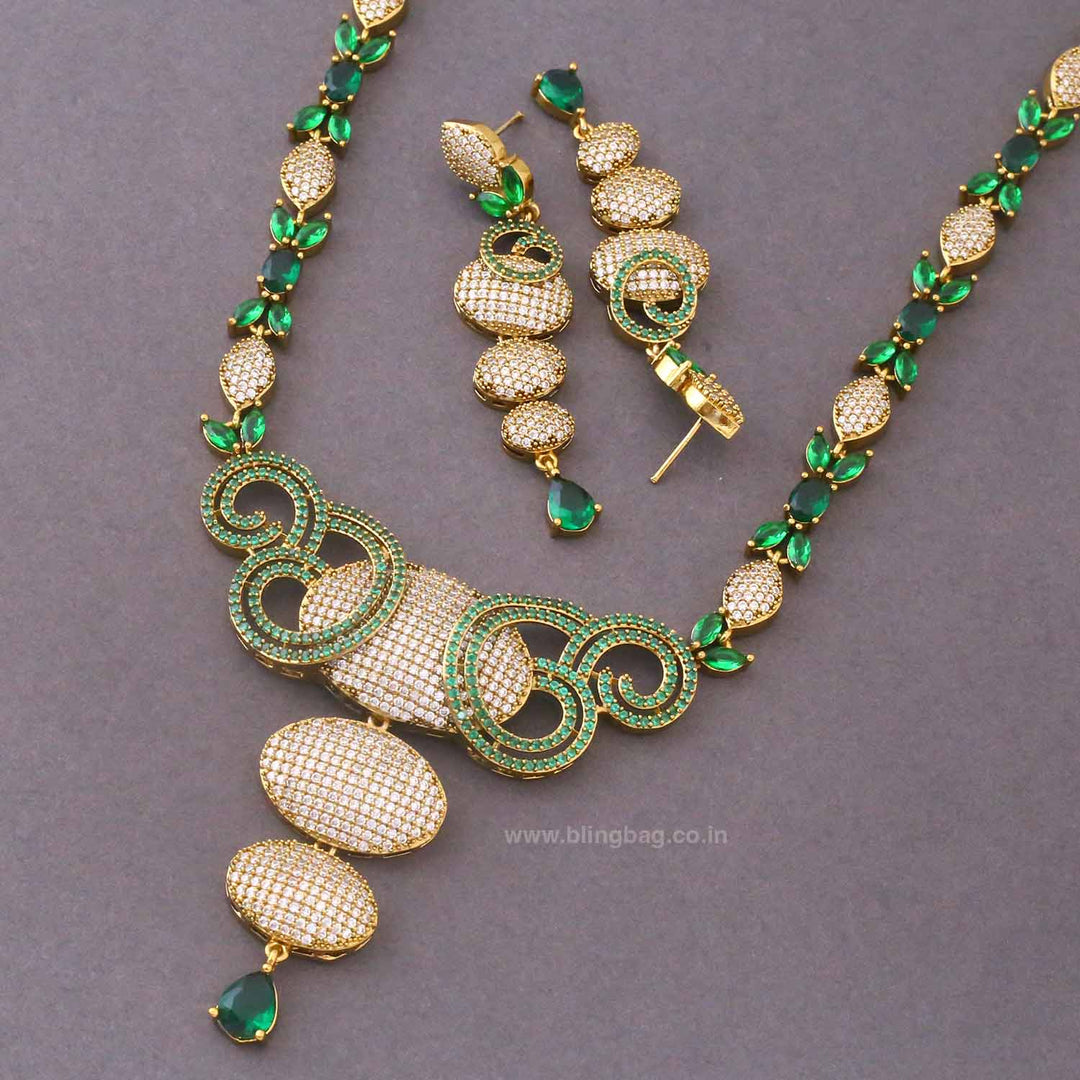 Emerald Yasnia Victorian Jewellery Set- New Arrivals