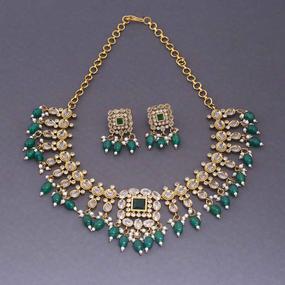 Emerald Yuska Victorian Jewellery Set - New Arrival