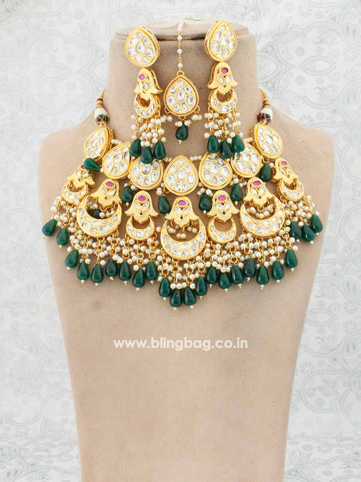 Emerald Anugraha Jewellery Set