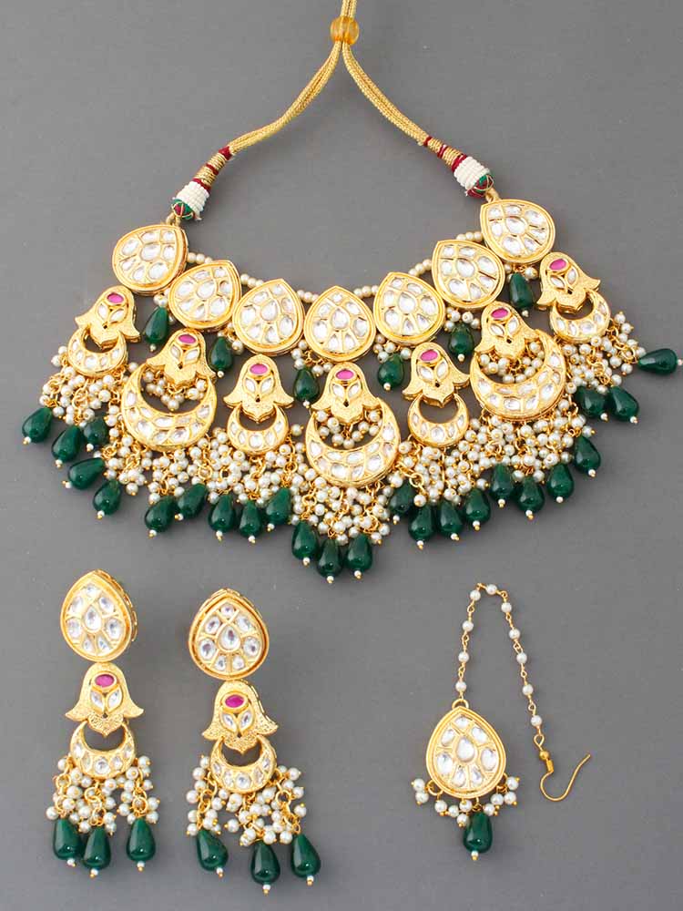 Emerald Anugraha Jewellery Set