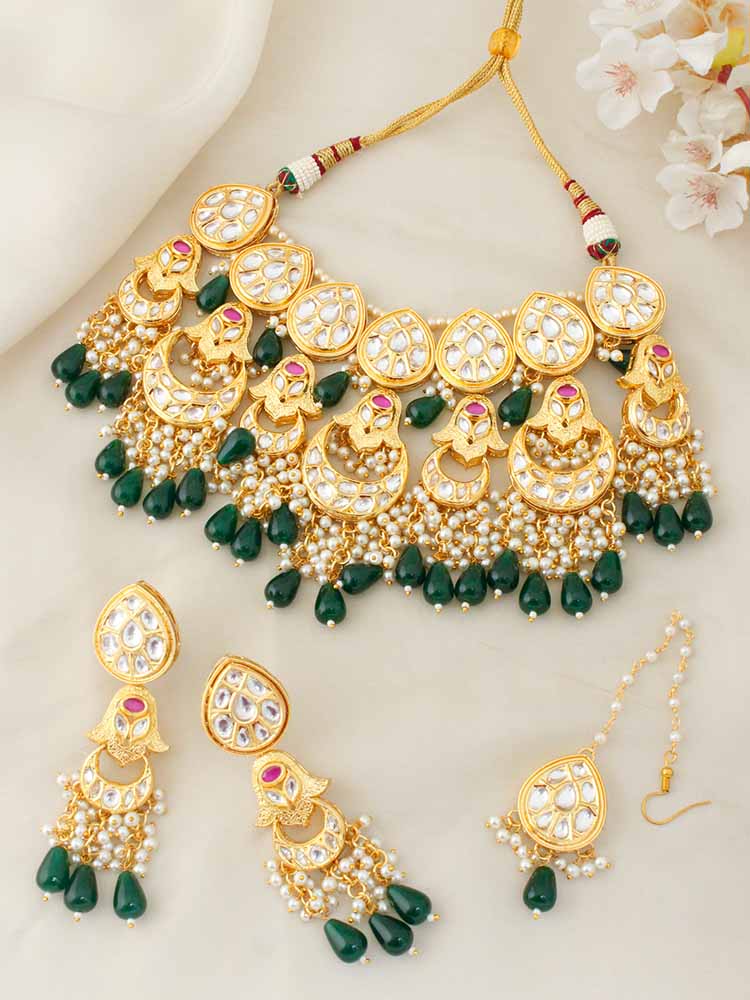 Emerald Anugraha Jewellery Set