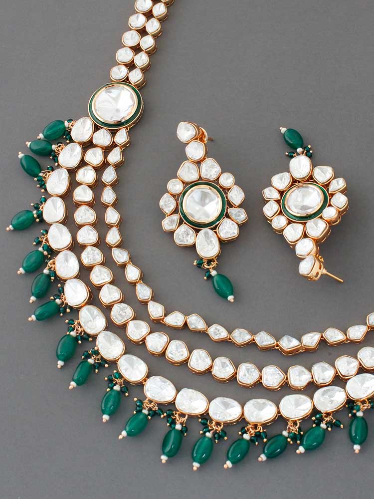 Emerald Vashti Jewellery Set