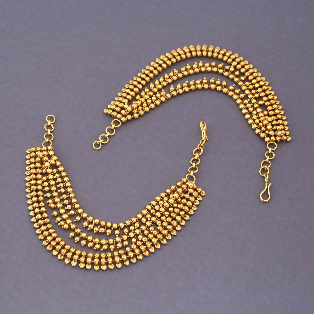 Golden Amaya Antique Ear Chain
