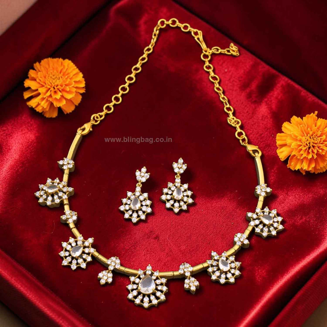 Golden Ambrosia Hasli Victorian Jewellery Set - New Arrival