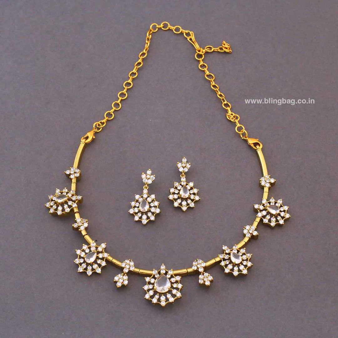 Golden Ambrosia Hasli Victorian Jewellery Set - New Arrival