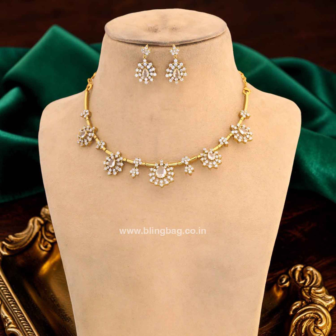Golden Ambrosia Hasli Victorian Jewellery Set - New Arrival