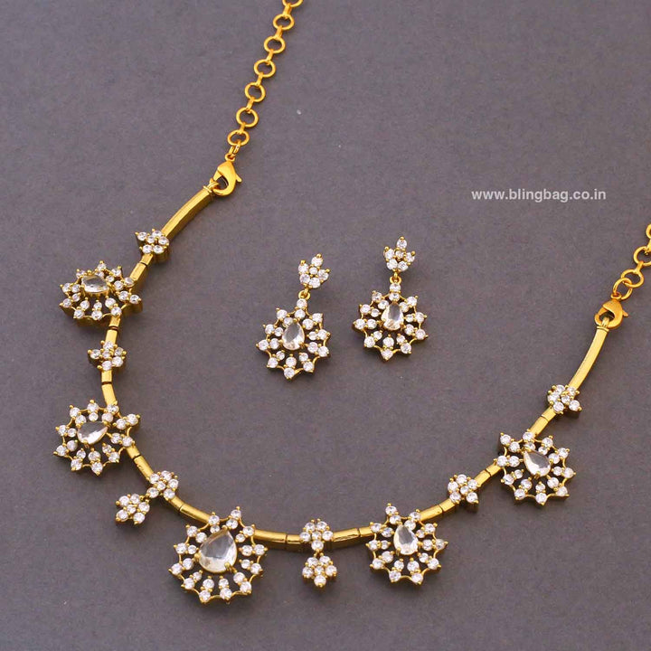 Golden Ambrosia Hasli Victorian Jewellery Set - New Arrival
