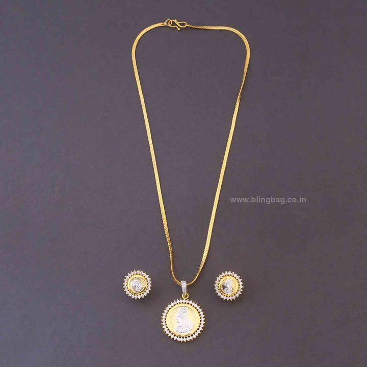 Golden Ameliae Pendant Set