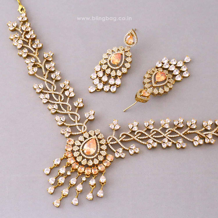 Golden Avaia Victorian Jewellery Set - New Arrival