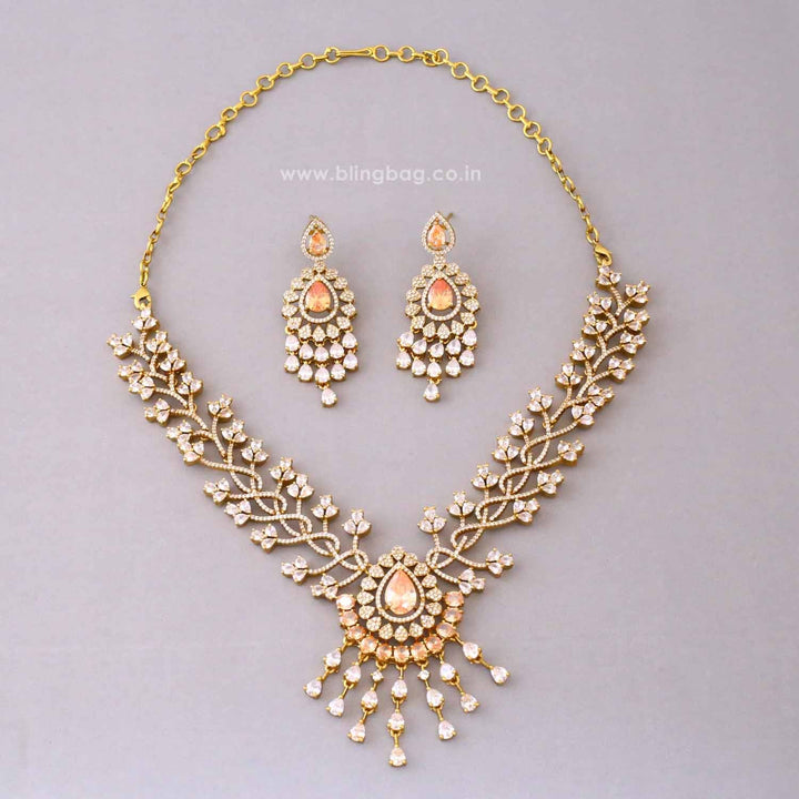 Golden Avaia Victorian Jewellery Set - New Arrival
