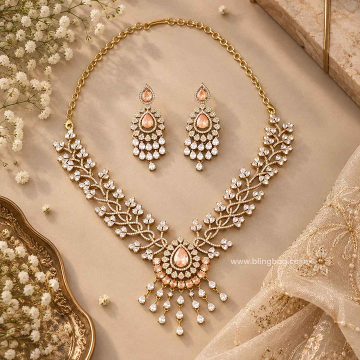 Golden Avaia Victorian Jewellery Set - New Arrival