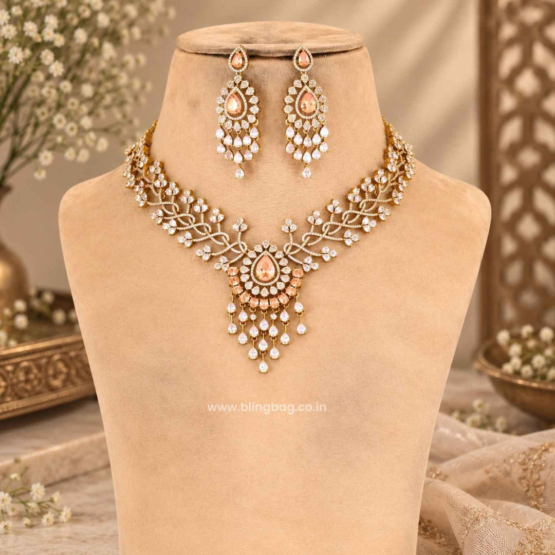 Golden Avaia Victorian Jewellery Set - New Arrival