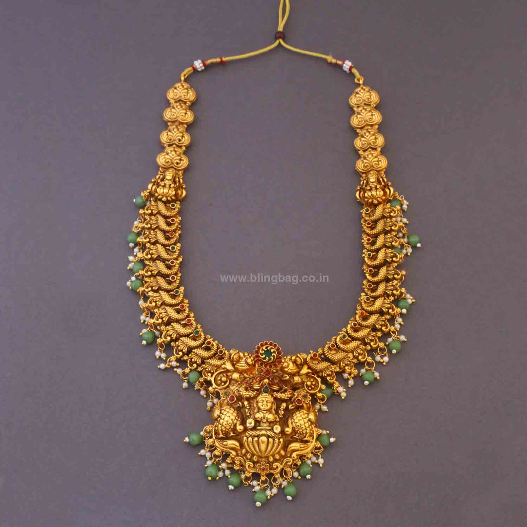 Golden Chandikataa Bridal Temple Jewellery Set - New Arrival